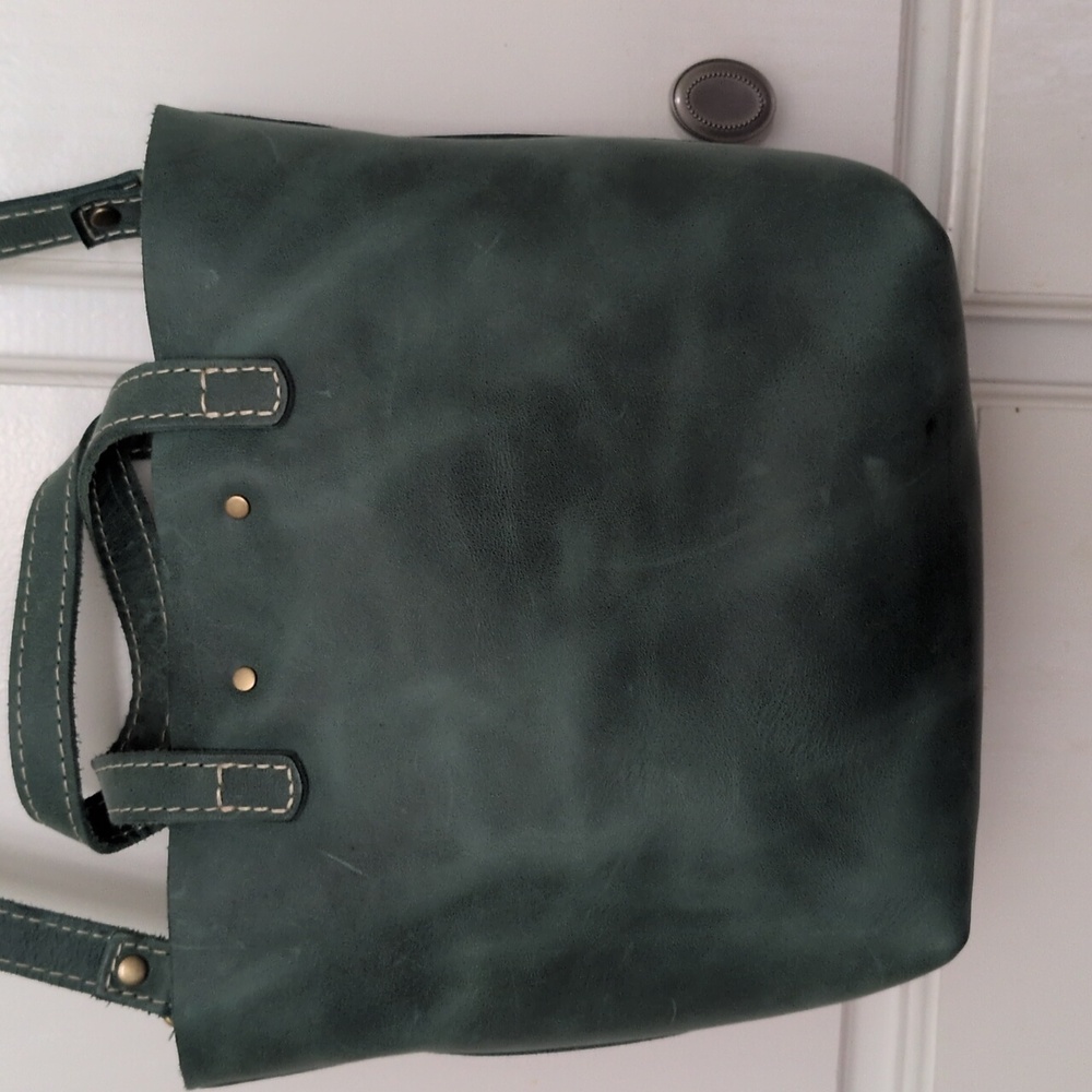 Portland Leather Goods Mini Crossbody Tote - Picture 3 of 6